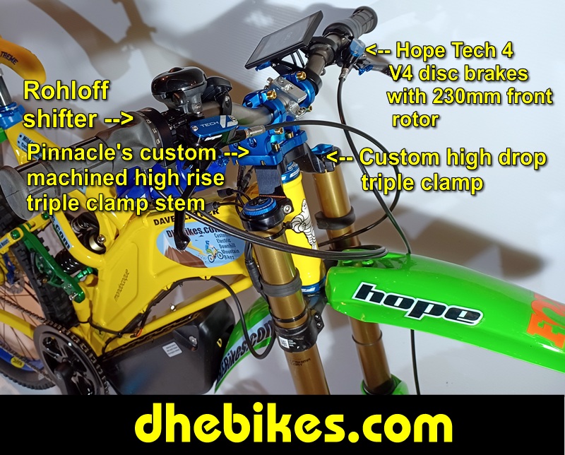 Men's custom 2001 Norco Electric Downhill Mountain Bike with over 10